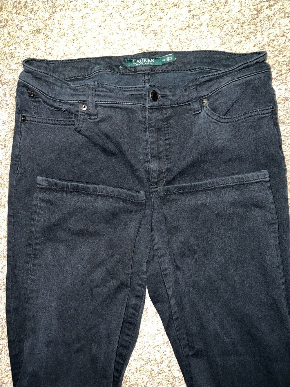 Lauren Ralph Lauren Women's Skinny Jeans in Black